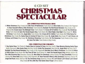 Kerst Christmas Spectacular 6 CD set 119 nummers ZGAN