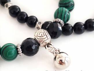 Armbanden Armbandenset van natuursteen