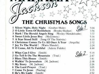 Kerst Mahalia Jackson ‎The Christmas Songs 15 nrs cassette 1990 ZG