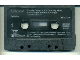 Cassettebandjes Freddy Quinn – It's Country Time 16 nrs cassette 1987 ZGAN