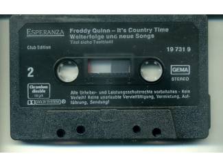 Cassettebandjes Freddy Quinn – It's Country Time 16 nrs cassette 1987 ZGAN