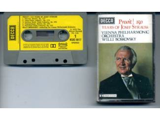 Cassettebandjes Willi Boskovsky – Prosit! 150 Years Of Josef Strauss 10 nrs cas