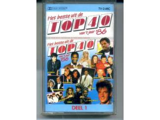 Cassettebandjes Het beste uit de Top 40 van 't jaar '86 14 nrs cassette 1986 ZG