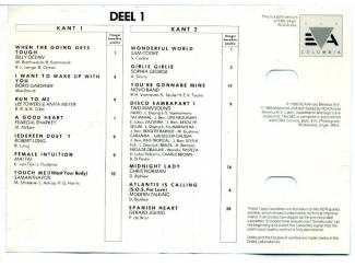 Cassettebandjes Het beste uit de Top 40 van 't jaar '86 14 nrs cassette 1986 ZG