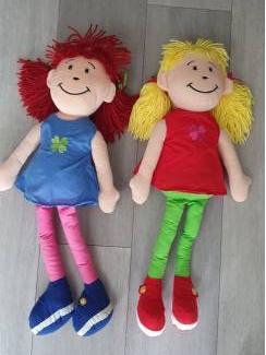 2 stoffen poppen