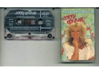 Cassettebandjes Corry Konings – Leven En Laten Leven 15 nrs cassette 1990 ZGAN