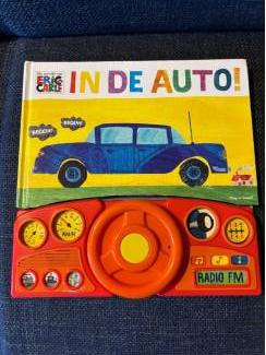 Eric Carle : in de auto ( met stuur en 13 geluiden ) 3+ Boek