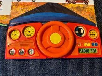 Kinderboeken Eric Carle : in de auto ( met stuur en 13 geluiden ) 3+ Boek