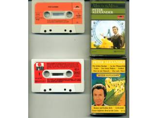 Peter Alexander 2 cassettes €3 per stuk 2 voor €5 ZGAN