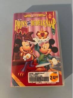 Disney videoband mini classics VHS : Mickey Prins bedelknaap