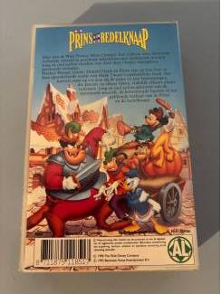 VHS Disney videoband mini classics VHS : Mickey Prins bedelknaap