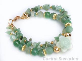 Armband van natuursteen