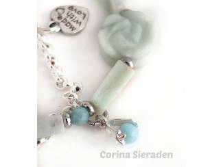 Armbanden Armbandenset van natuursteen