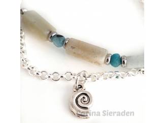 Armbanden Armbandenset van natuursteen