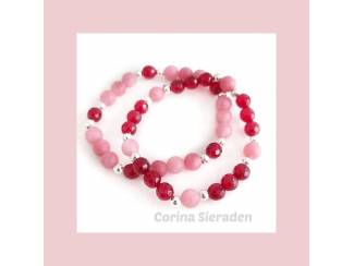 Armbandenset van natuursteen