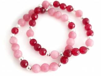 Armbanden Armbandenset van natuursteen