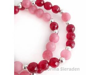 Armbanden Armbandenset van natuursteen