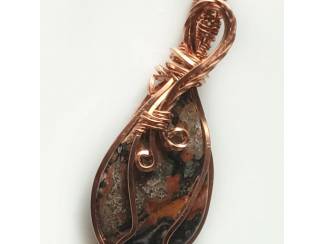 Kettinghangers Hanger met jaspis