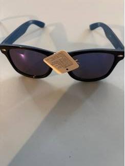 Zonnebril peuter kleuter kind  blauw montuur cat 3