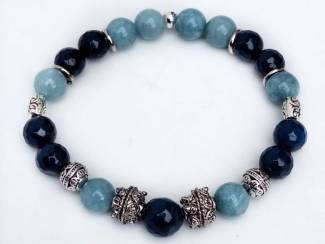 Herenarmband van natuursteen