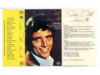 Cassettebandjes Sacha Distel – Love Is All 12 nrs cassette 1976 ZGAN