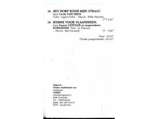 Cassettebandjes Mooi Vlaanderen 2 cassettes deel 1 & 2 €3 per stuk 2 voor €5 