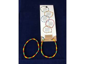 Armbanden Armband kleurrijk kralen armband parel look rekbaar los koop