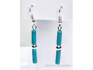 Oorhangers met natuursteen