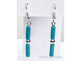 Oorbellen Oorhangers met natuursteen