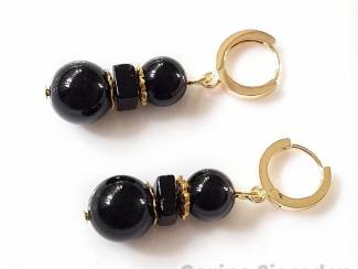 Oorbellen Oorringen met natuursteen