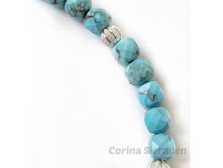 Kettingen Ketting van natuursteen en sterling zilver