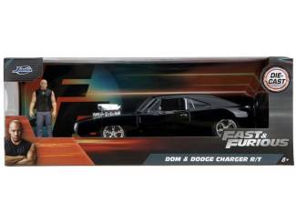 Auto's Dodge Charger 1970 + DOM figuur Schaal 1:24