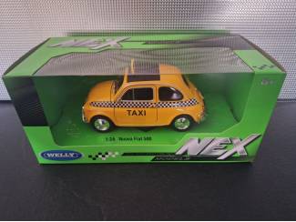 Auto's Fiat 500 Taxi Schaal 1:24