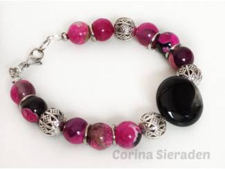 Armband van natuursteen
