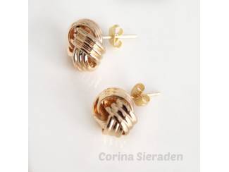 Oorbellen Oorstekers van messing