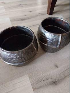 Vintage bloempotten tekoop