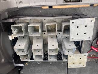 Noord Holland Paalhouder op plaat