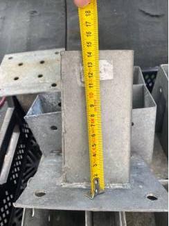 Noord Holland Paalhouder op plaat