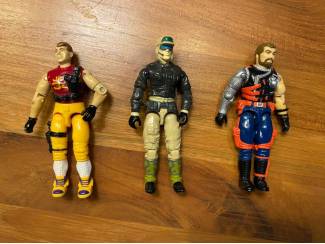 3x GI Jo Hasbro