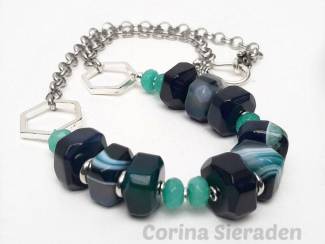 Kettingen Ketting van natuursteen AANBIEDING