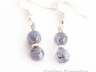 Oorbellen Oorhangers met tanzaniet