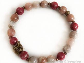 Armband van natuursteen