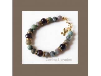 Armband van natuursteen