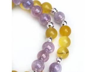 Armbanden Armbandenset van natuursteen