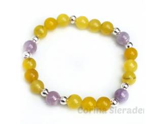 Armbanden Armbandenset van natuursteen