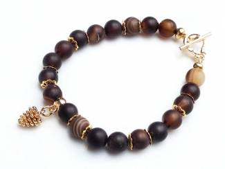 Armband van natuursteen