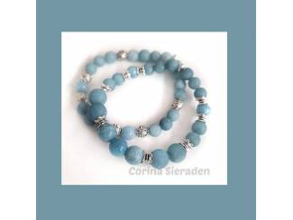 Armbandenset van natuursteen