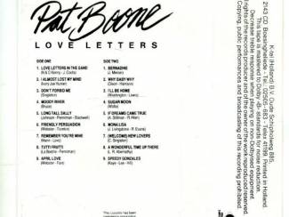 Cassettebandjes Pat Boone – Love Letters 18 nrs cassette ZGAN