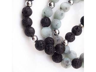 Armbanden Armbandenset van natuursteen