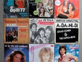 Grammofoon / Vinyl Songfestivals vinyl singles 1958 t/m 1991 &euro;3 p/s gebruikt